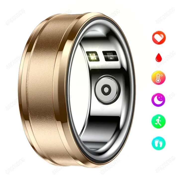 Smart Rings Intelligent Sleep Monitoring Waterproof Multifunctional Health Care Sports Ring Fitness Health Tracker for Men Women