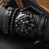 4Pcs Men'S Watch Set Fashion Casual Business Men'S Quartz Watch Fashion Casual Bracelet Set Watch Set